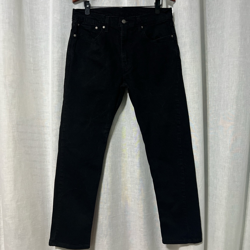 Classic Black Levi 502 Denim Jeans